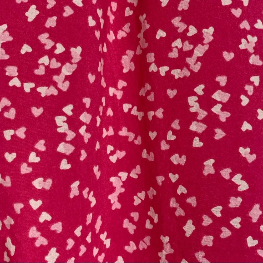 Victoria’s Secret Hearts Pajama Lounge Sleep Pants Joggers Pink Size Small